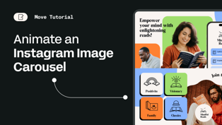 How to animate an image carousel for Instagram