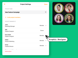 add team members