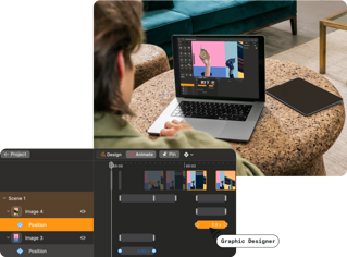 coffee modern brand design in ipad design program layout
