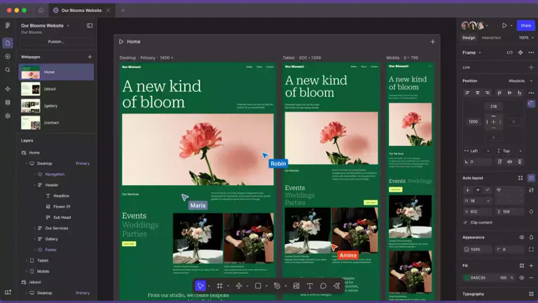 figma interface