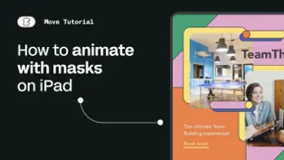 How to animate with masks on iPad