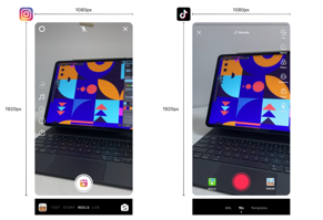 Instagram Story layout example