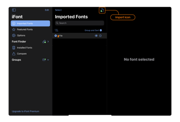 install font on your device
