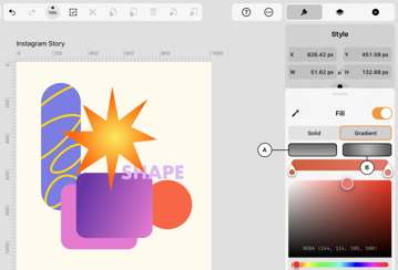 Gradient options