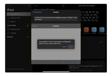 download configuration profile