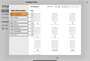 Create documents from preset