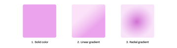 fill gradients options