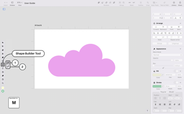 Activating Shape Builder tool