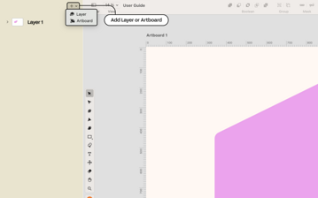 Add a new Layer or Artboard