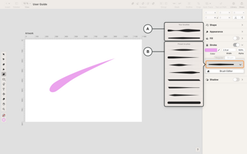 Brush Selection Panel