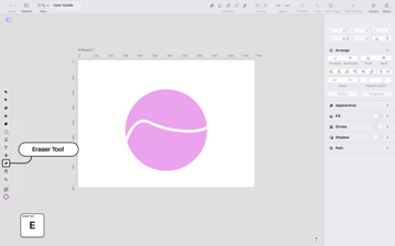 the eraser tool