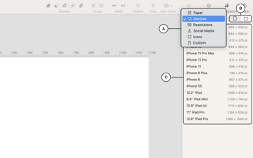 Adding artboards using a template