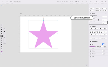 Corner Radius Slider