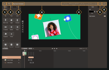top navigation toolbar