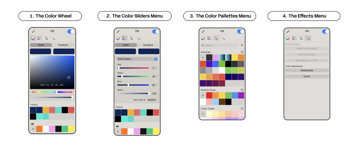 The color picker space