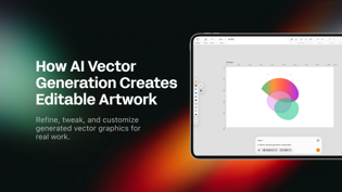 AI vector generation and editing