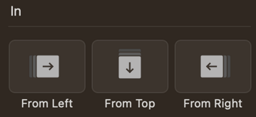 In Preset options in Linearity Move