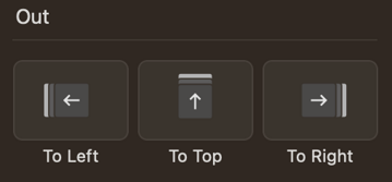 Out Preset options in Linearity Move
