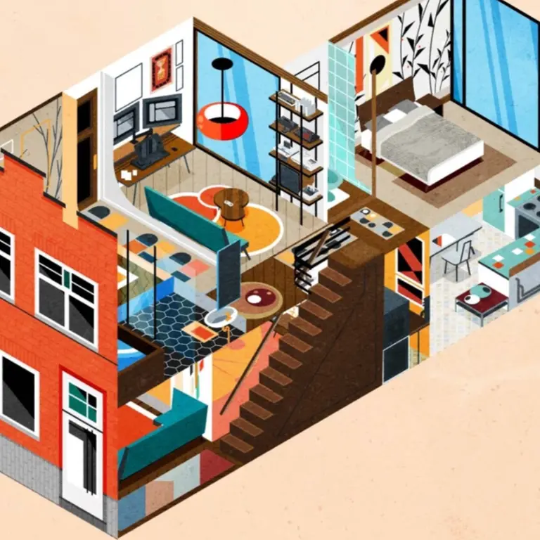 Isometric illustration of house