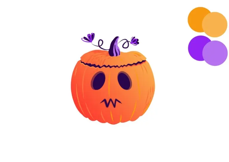 Pumpkin illustration color body