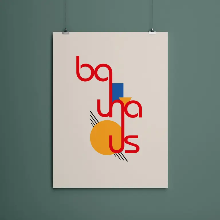 Bauhaus poster