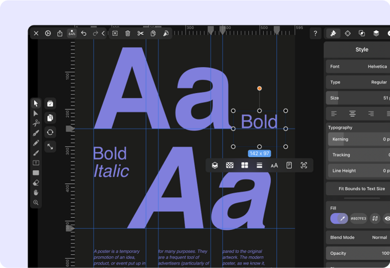 Advanced Text Tool