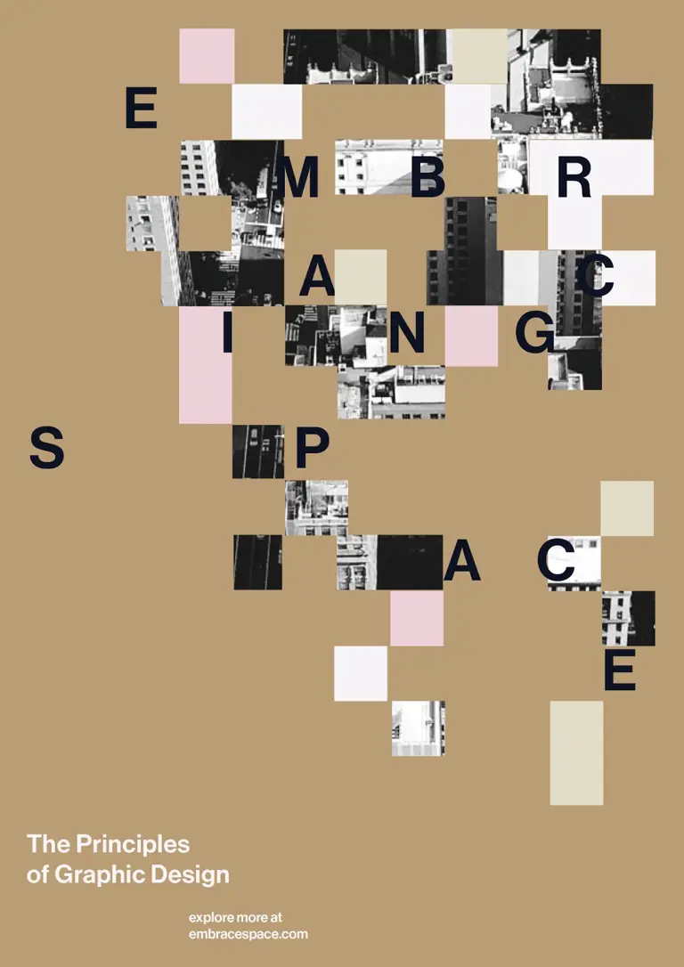 Using white space in a design
