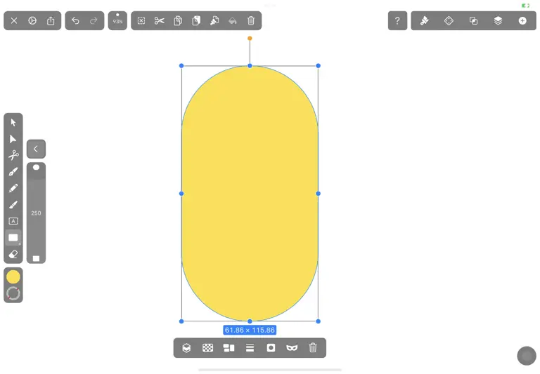 Drawing the shape of a minion