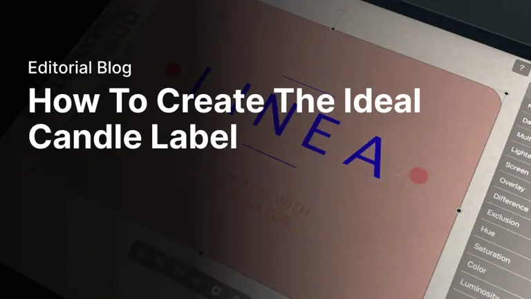 How to create the ideal candle label | Linearity