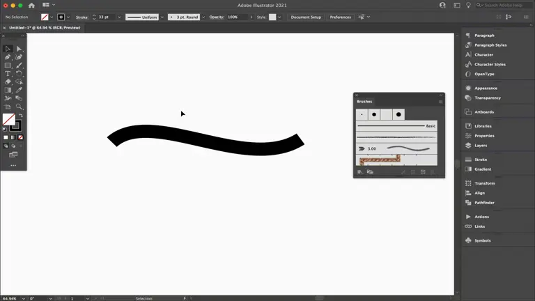 Graphic design UI