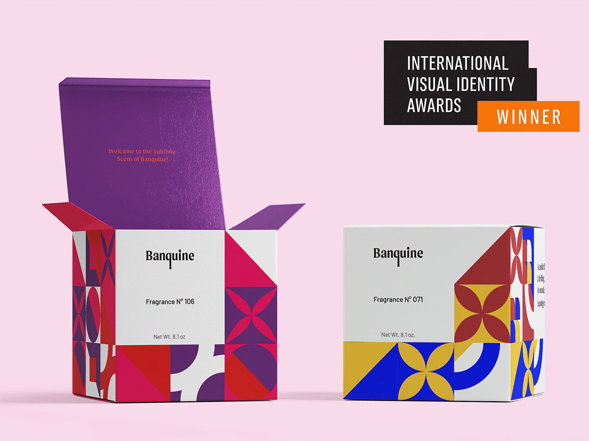 Banquine visual identity winning design