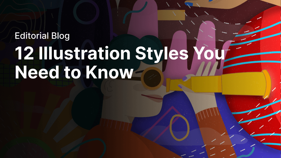 Illustration styles with Vectornator