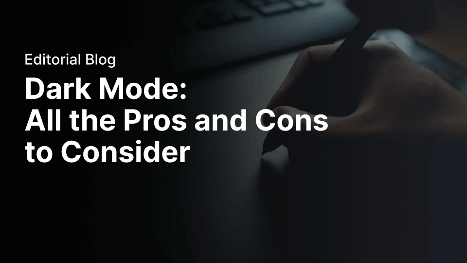 Dark mode: all the pros and cons to consider | Linearity Curve (formerly Vectornator)
