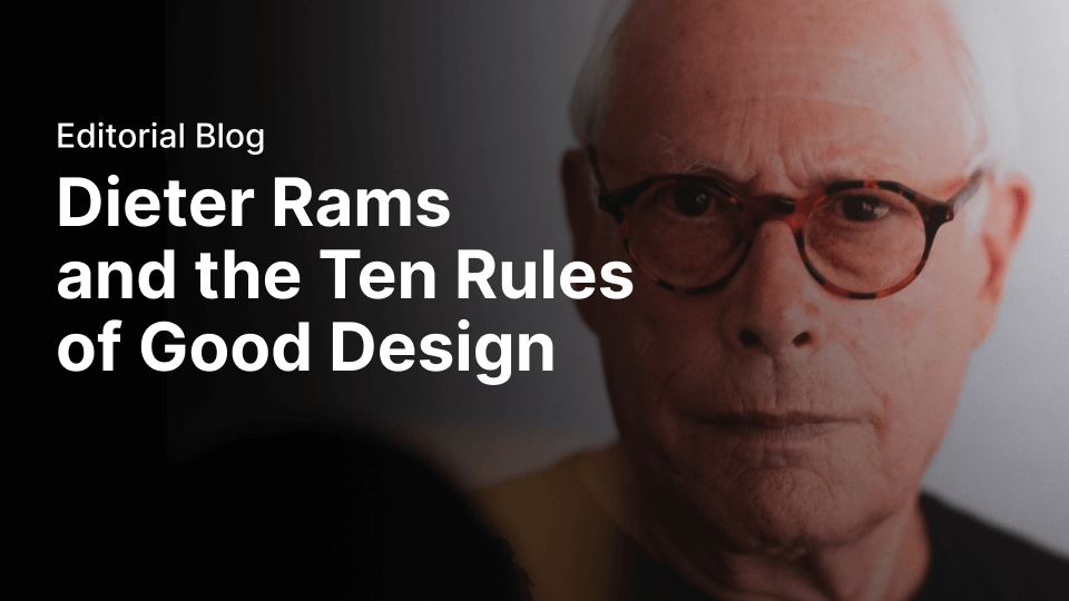 Dieter Rams and the ten rules of good design | Linearity