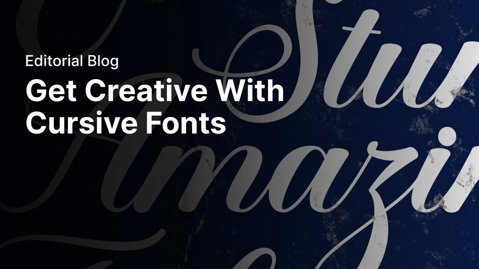 Get creative with cursive fonts | Linearity Curve (formerly Vectornator)