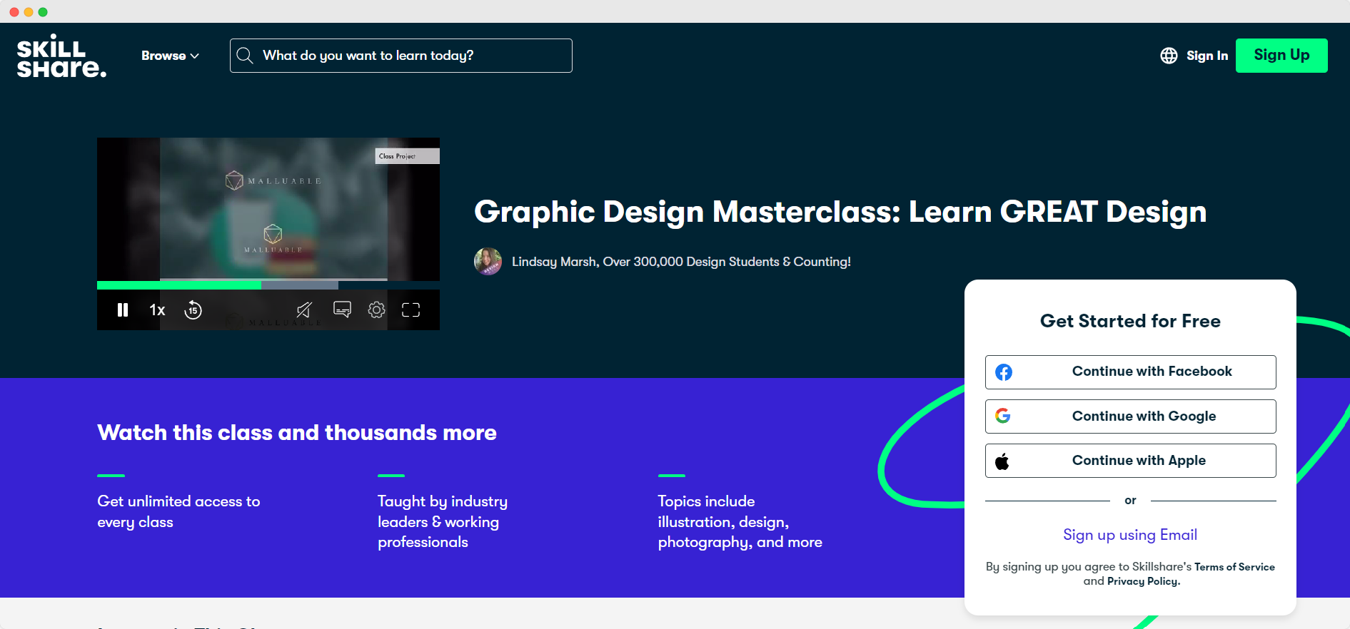 Graphic Design Courses - SkillShare Graphic Design Masterclass