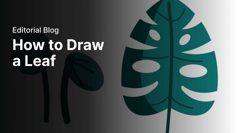 How to draw a leaf | Linearity