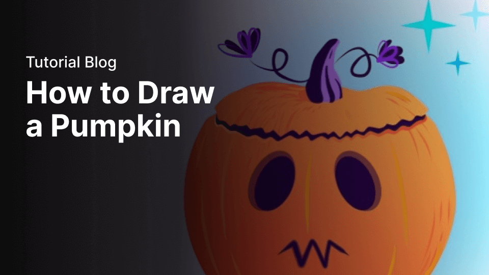 How to draw a pumpkin | Linearity Curve (formerly Vectornator)