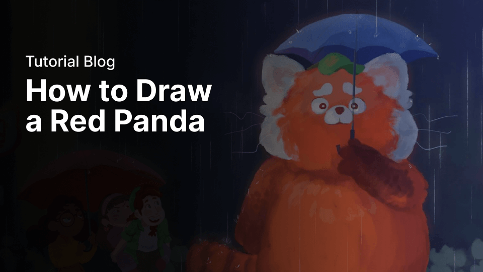 How to Draw a Red Panda | Vectornator