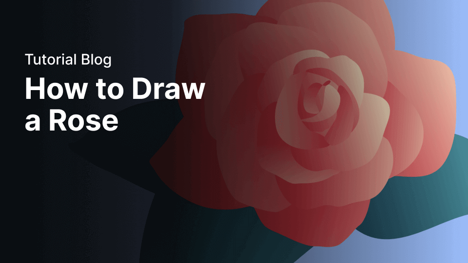 How to draw a rose | Linearity Curve (formerly Vectornator)