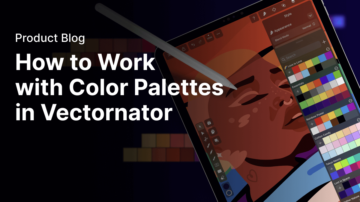 How to work with color palettes in Vectornator | Linearity