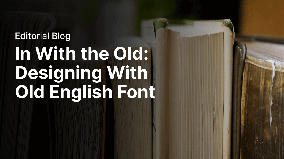 In with the old: designing with Old English font | Linearity Curve (formerly Vectornator)