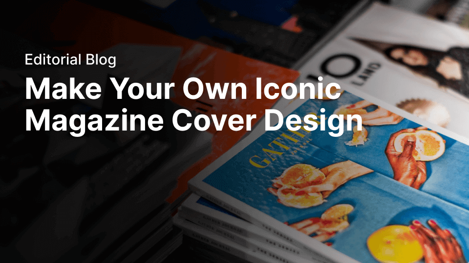 Making your own iconic magazine cover designs with Linearity Curve (formerly Vectornator)