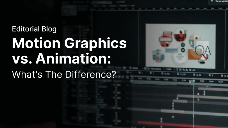 Motion graphics vs animation: what's the difference? | Linearity Curve