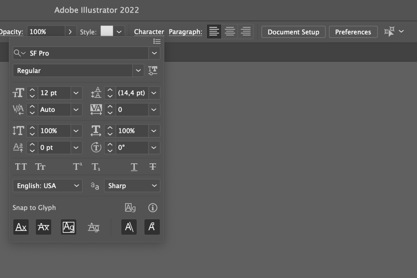 Adobe Illustrator Typekit