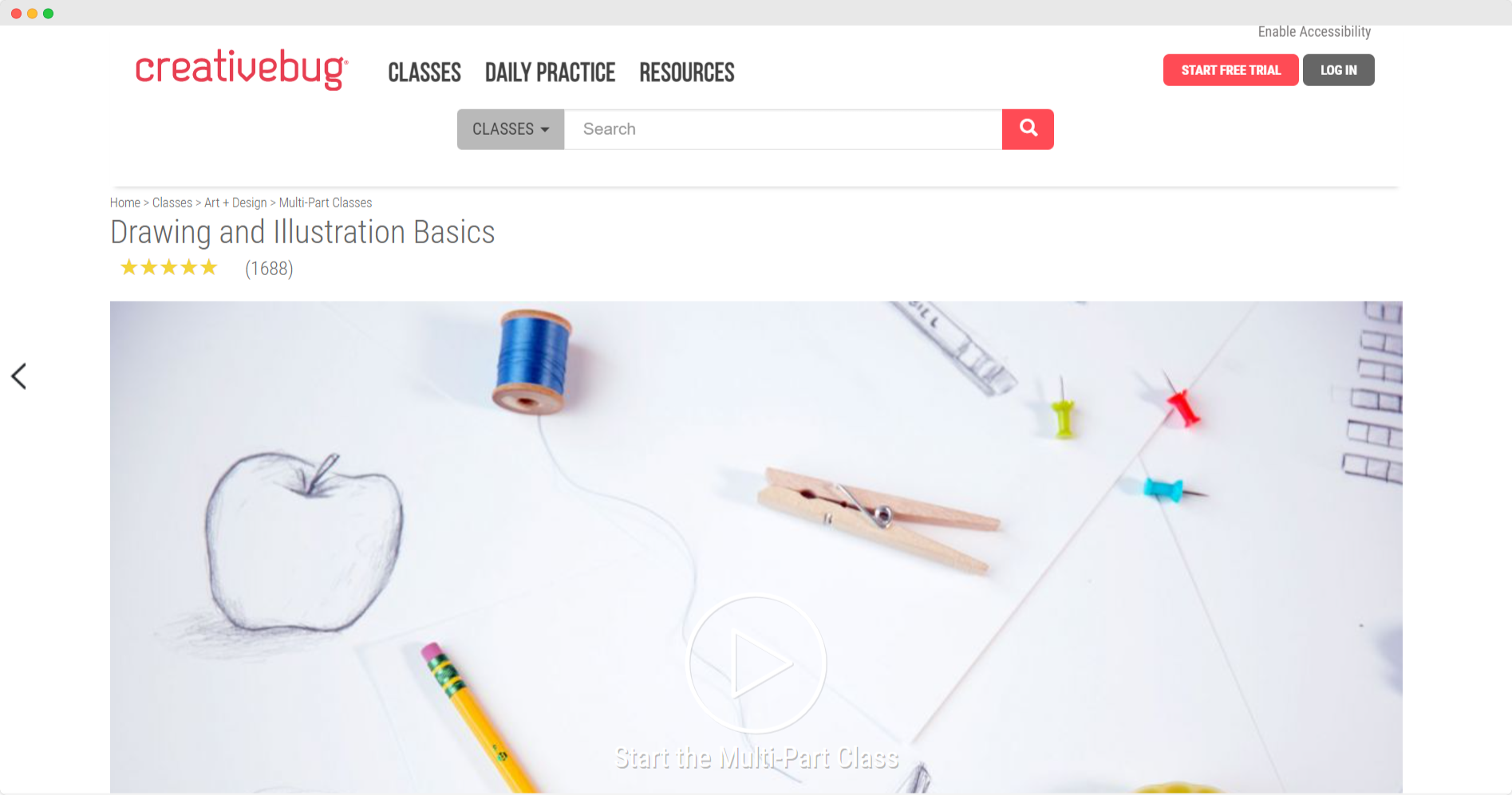 Creativebug online course for illustrators