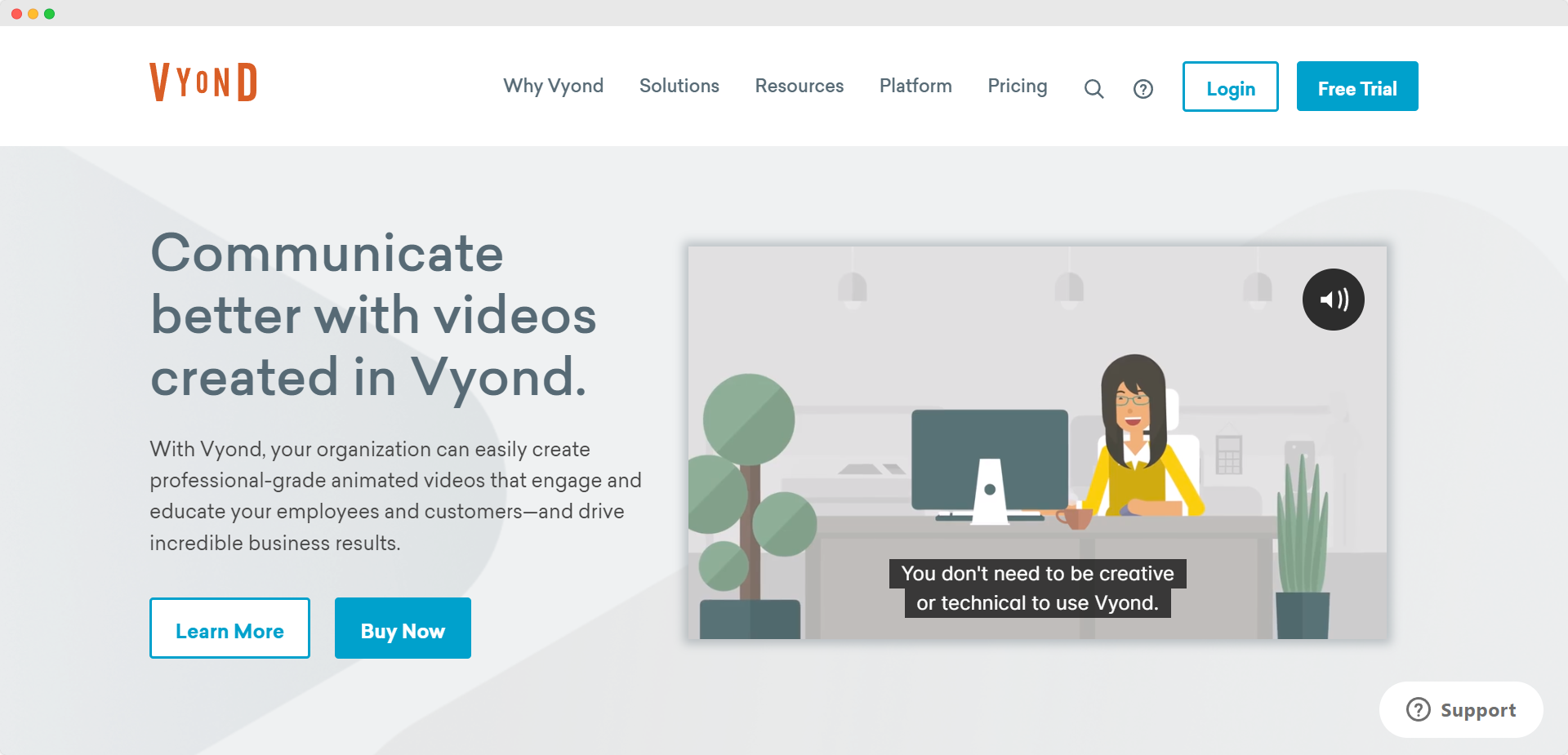 Vyond animation software