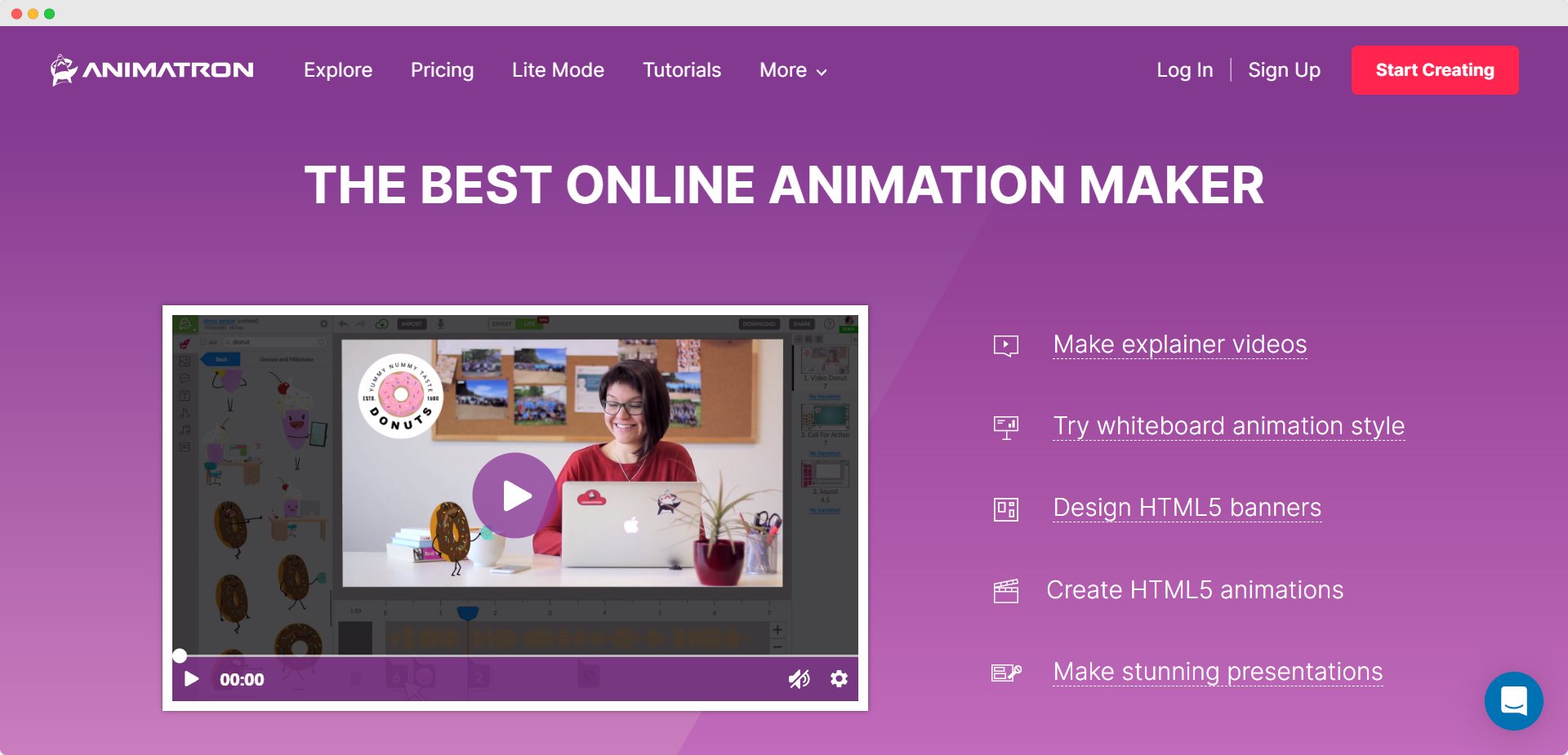 Animatron Studio animation software