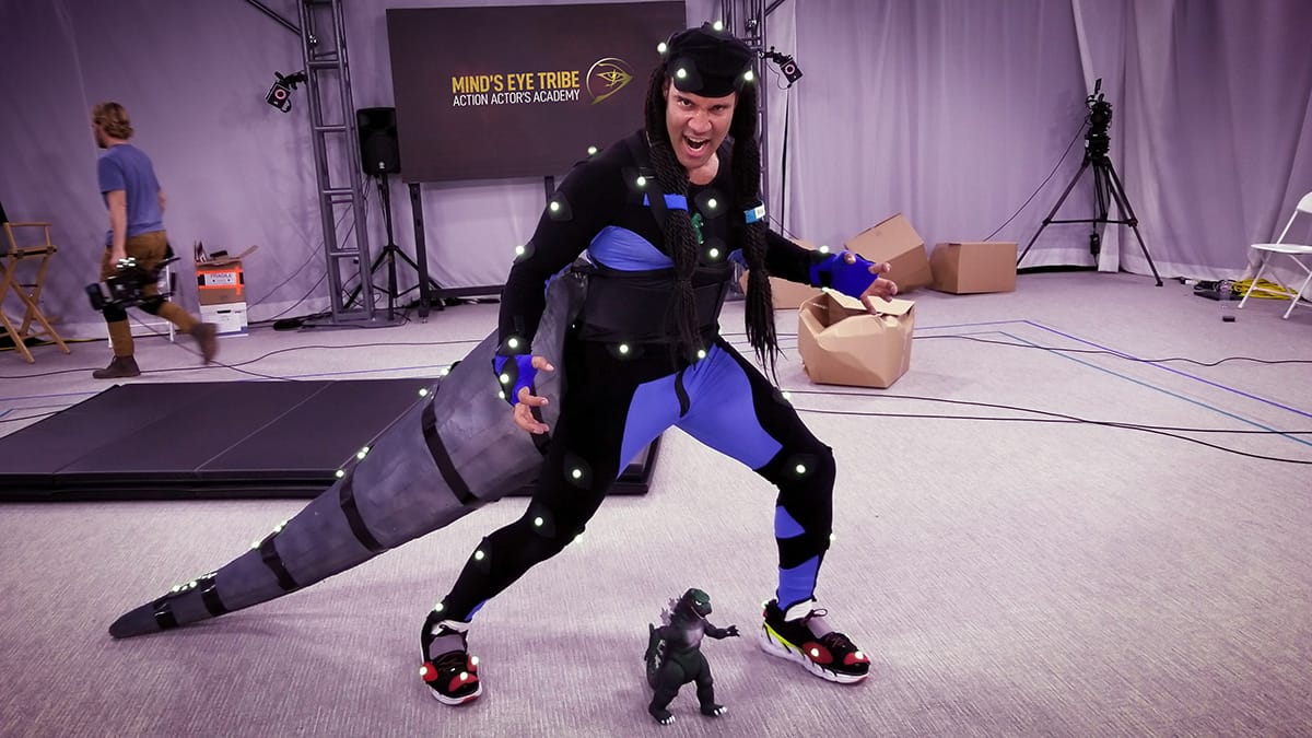 Acclaimed motion capture actor TJ Storm as Godzilla (2014)