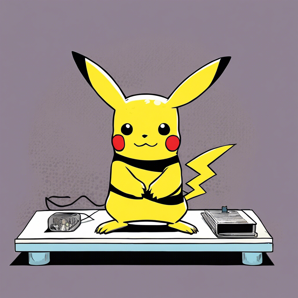 Pikachu pilates DreamStudio